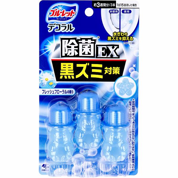 【3個セット】 小林製薬 ブルーレットデコラル除菌効果プラス フレッシュフローラル 22.5g