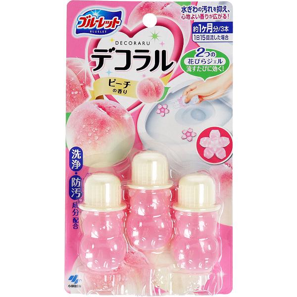 【5個セット】 小林製薬 ブルーレットデコラル ピーチの香り