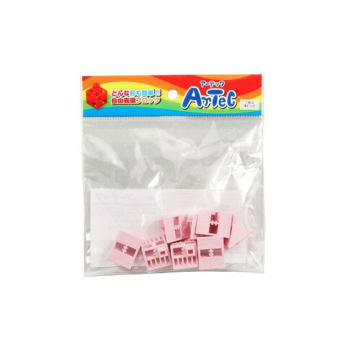Blocks - アーテック ArTec ARTECブロック 三角A 8P 薄ピンク 室内 玩具 日本製 知育ブロック パーツ 学童用品 教材 アーテックブロック ゲーム 知育教育 おもちゃ 知育玩具 ヤザワ ブロック カラー 高品質