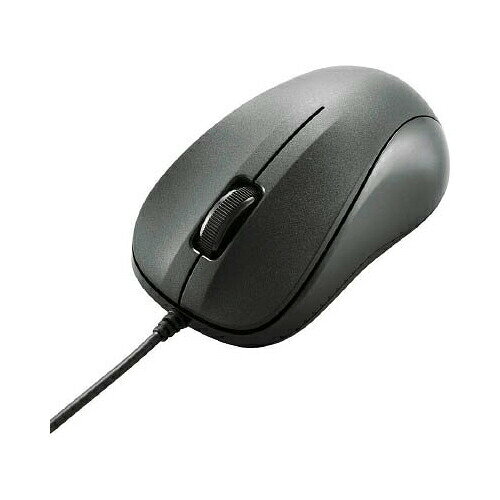 【正規代理店】 エレコム M-K5URBK/RS USB 有線マウス 光学式 3ボタン 有線 マウス Sサイズ ブラック Windows11 対応 ELECOM 6カ月保証 軽量 小型 ブラック黒 光学式マウス 事務用品 型式 送料無料