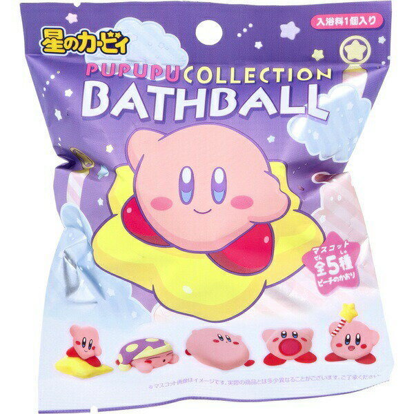 【10個セット】 星のカービィ PUPUPUコレクション バスボール ピーチのかおり 75g 1回分