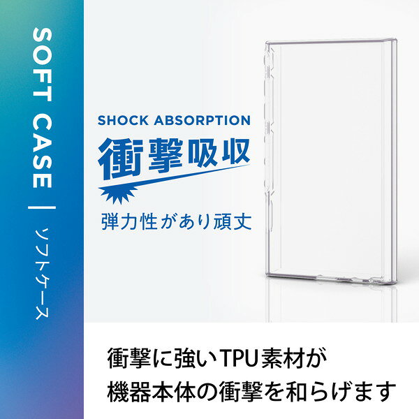 【5個セット】 エレコム AVS-A23UCTCR Walkman A 2023 NW-A300 シリーズ 用 ソフト...