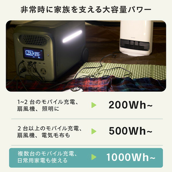 【2個セット】 エレコム DE-PS2500PBK ポータブル電源 大容量 2560Wh リン酸鉄 バ...