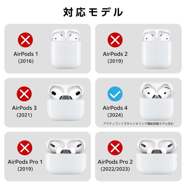ウルマックス 楽天市場店の【2個セット】 エレコム AirPods イヤホンカバー AVA-AP06CCR クリア シリコン ELECOM AVA AP06CCR イヤーピース 収納 密閉構造 ノイズキャンセリング対応 シリコンカバー｜アングル3