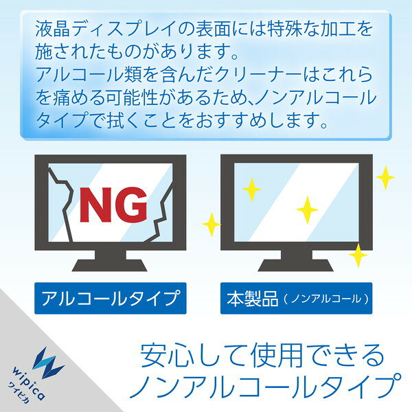 【正規代理店】 エレコム WC-DP110B 液晶クリーナー ウェットティッシュ クリーナ...