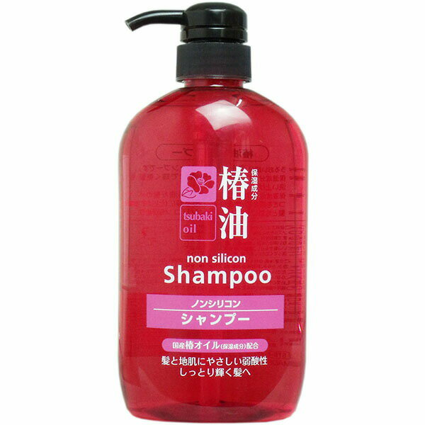 【10個セット】 椿油 ノンシリコンシャンプー 600mL