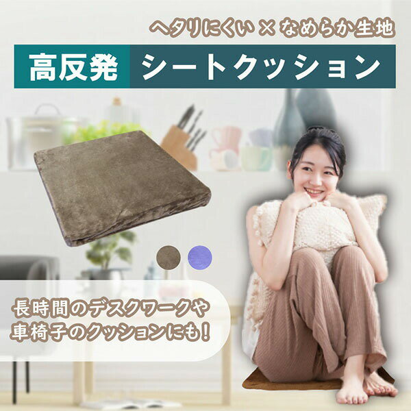 Cushion Type - 高反発シートクッション ブラウン