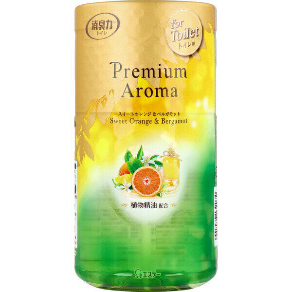 乐天商城 - トイレの消臭力 プレミアムアロマ スイートオレンジ&ベルガモット 400mL