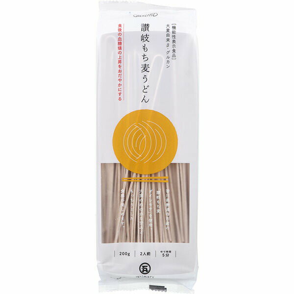 乌冬 - 石丸製麺 讃岐もち麦うどん 200g