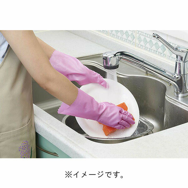 【5個セット】 ショーワ ナイスハンド するっとタッチ ルビーピンク Mサイズ 3