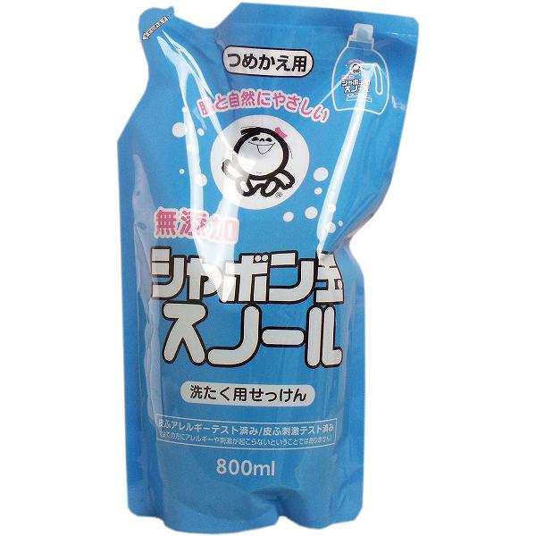 【24個セット】 無添加シャボン玉スノール 液体 詰替用 800mL エコ洗剤 落とす 洗剤 環境にやさしい しゃぼん玉せっけん 詰替 詰替え 汚れ 無添加石鹸 シャボン玉石けん ドラム式洗濯機 洗濯用液体洗剤 シャボン玉 無添加石けん 衣類洗剤 清潔