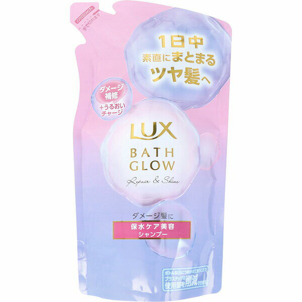 【10個セット】 ラックス バスグロウ リペア＆シャイン シャンプー 詰替用 350g