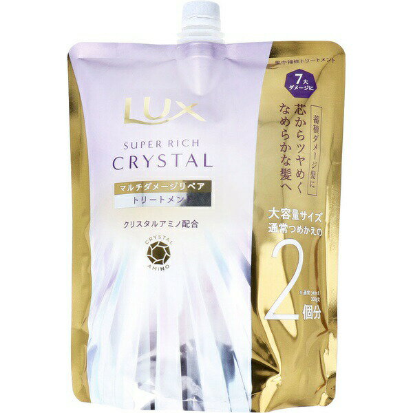 Hair Pack, Mask - 【9個セット】 ラックス スーパーリッチクリスタル マルチダメージリペア トリートメント つめかえ用