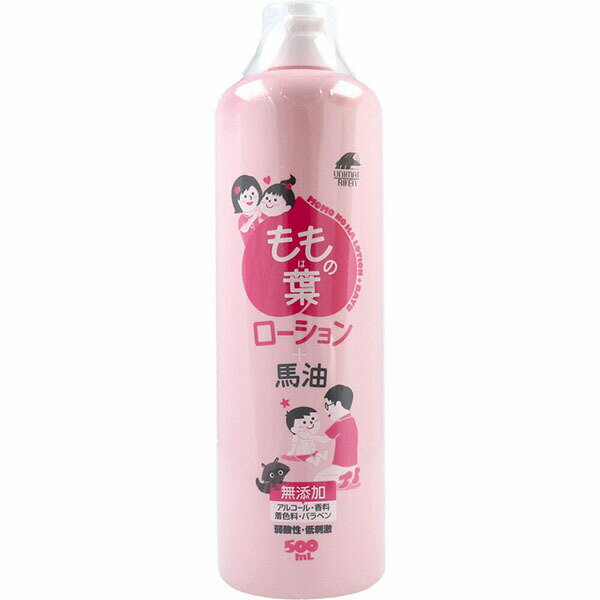 【10個セット】 ももの葉ローション＋馬油 500mL