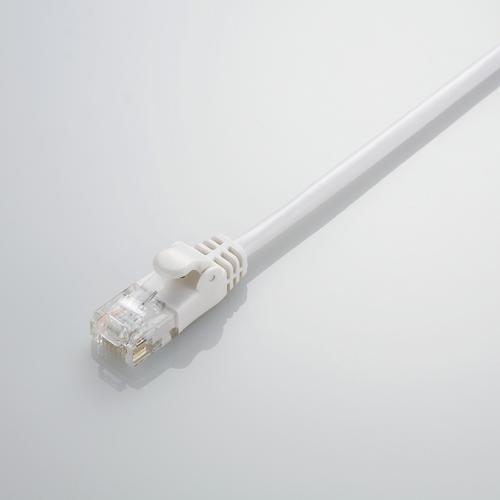 乐天商城 - 【2個セット】 エレコム LD-GPY/WH1 Cat6準拠 LANケーブル ランケーブル インターネットケーブル ケーブル Gigabit やわらかケーブル 1m ホワイト ELECOM 配線 ソフトタイプ 対応 やわらか ネットワークケーブル ヨリ線 ストレート 配線スッキリ 送料無料