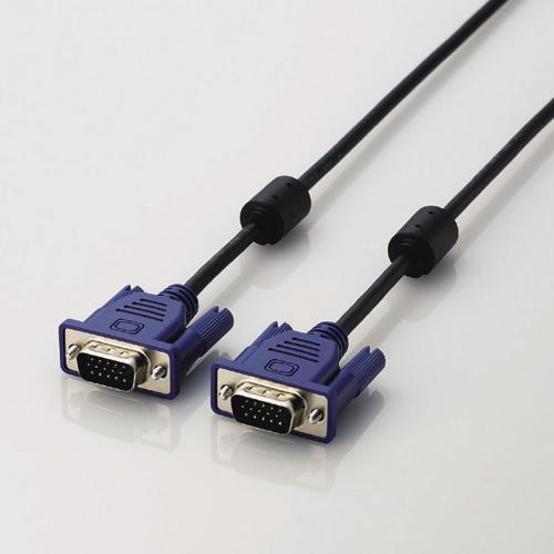 【3個セット】 エレコム CAC-15BK D-Sub15ピン(ミニ)ケーブル 1.5m