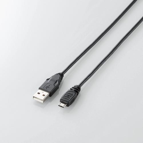  エレコム U2C-AMB10BK USBケーブル Micro-USB(A-MicroB)ケーブル1.0m ELECOM 配線 ケーブル スマートフォン アンドロイド コード 充電 高速データ転送 スマホ パソコン周辺機器 データ転送 ノーマル 金メッキピン タブレット ブラック 送料無料