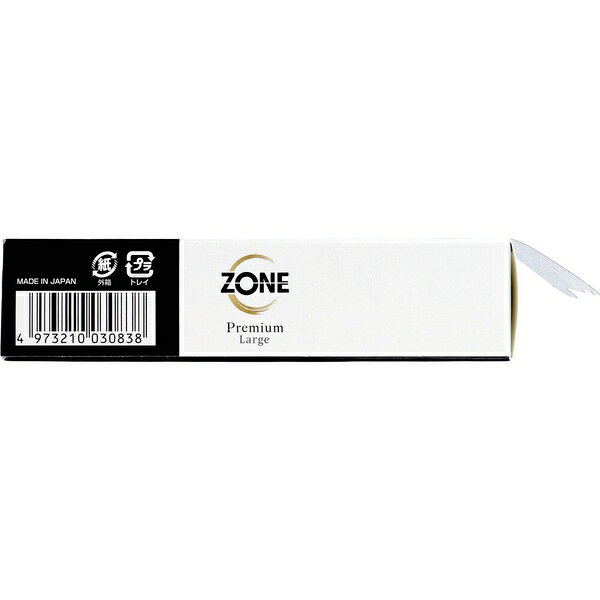 ウルマックス 楽天市場店の【5個セット】 ZONE(ゾーン) プレミアム コンドーム Lサイズ 5個入｜アングル3