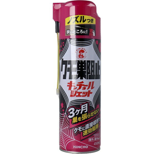 【5個セット】 クモの巣阻止キンチョールジェット 450mL