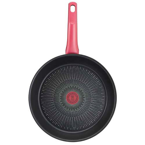 Frying Pans （Titanium） - ティファール G26206 フライパン 28cm IH ガス火対応 「 IHルージュ・アンリミテッド フライパン 」 こびりつきにくい レッド T-fal Tfal グループセブ グループセブジャパン 人気商品