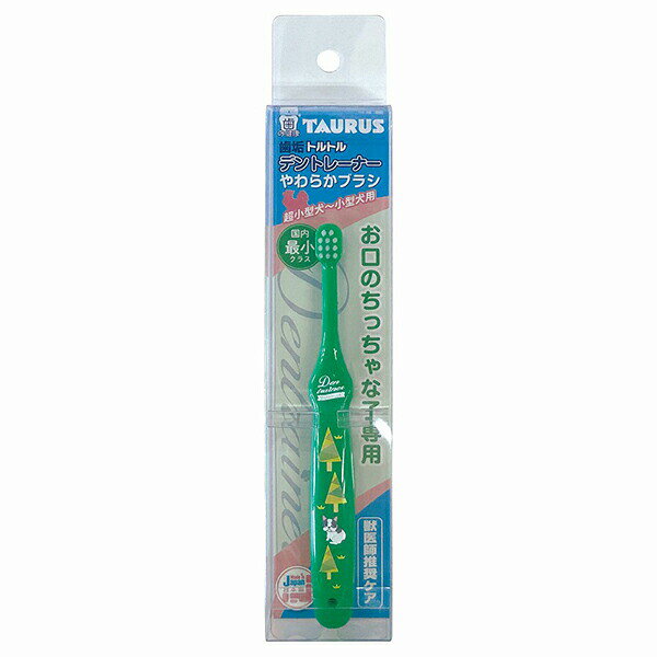 Rakuten - 【3個セット】 トーラス デントレーナー やわらかブラシ グリーン1本