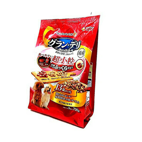 Natural - 【10個セット】 ユニ・チャーム グランデ リふっくら 超小粒 13歳 700g 安心素材