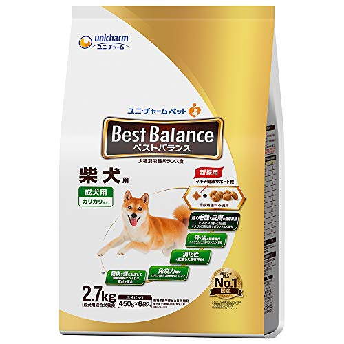 乐天商城 - ベストバランス カリカリ仕立て 柴犬用 2.7kg 安心素材 価格は1個のお値段です