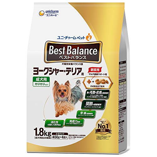 Rakuten - 【3個セット】 ベストバランス カリカリ仕立て ヨークシャー・テリア用 1.8kg 安心素材