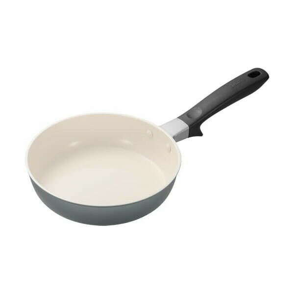 京セラ セラブリッド PFAS 鉛 カドミウム フッ素 不使用 セラミック 加工 フライパン 20cm ガス火専用 焦げ付きにくい 油使用 中火以下 カームグリーン CF-G20D-WGR 人気商品