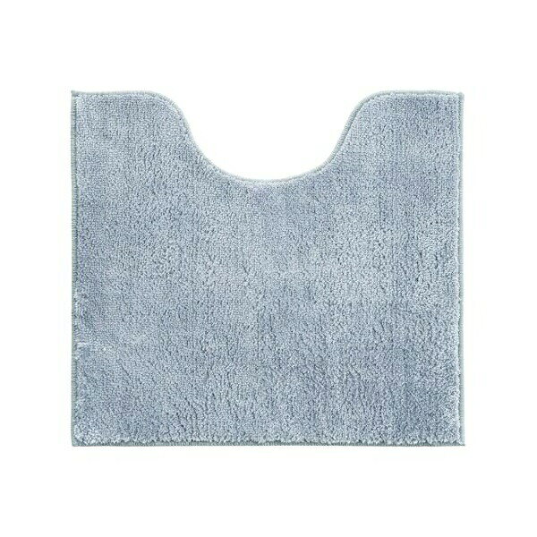 OKA トイレマット コクーン ブルー レギュラー 55×60cm 滑り止め付き 洗濯可 トイレ用品