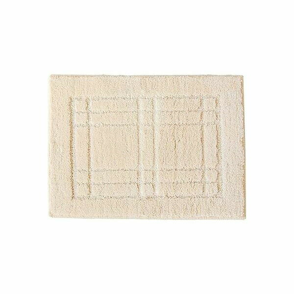 オカ クリュム 36×50cm アイボリー 長方形 洗える 防滑加工 ポリエステル 脱衣所 洗面所 ルックス バスマットクリュム バスマット バスローブ タオル 洗えるバスマット マット お風呂 風呂マット バス用品 ふかふか 足ふきマット トイレマット 玄関