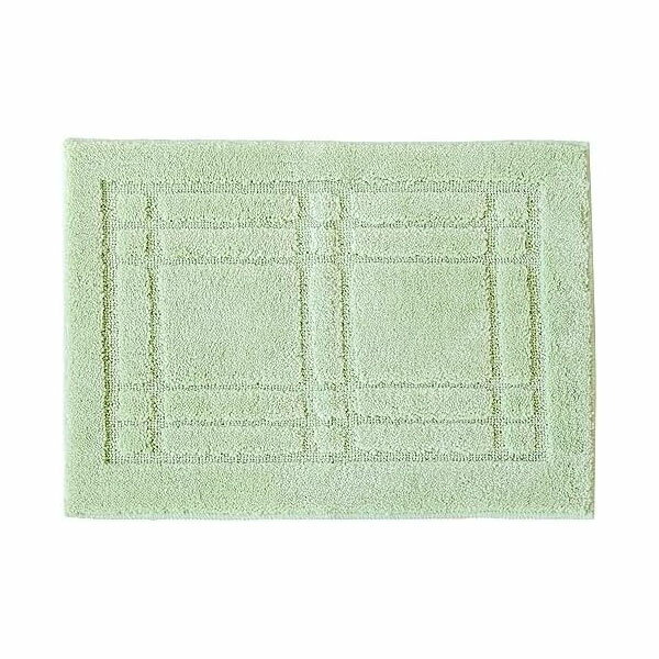 【2個セット】オカ OKA クリュム バスマット 約45cm×65cm グリーン 足ふきマット 洗える 滑り止め 人気商品