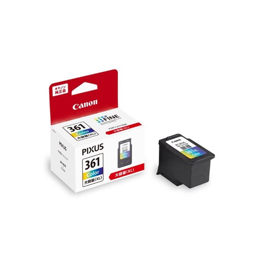 CANON - 【5個セット】 キヤノン BC-361XL インクカートリッジ FINEカートリッジ 3色カラー 大容量タイプ