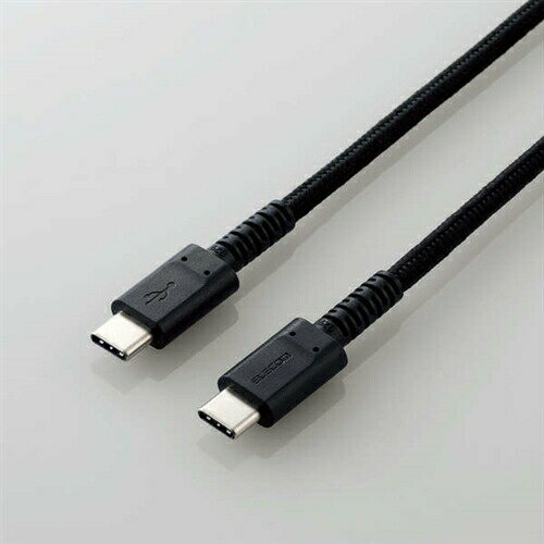 Cable - 【2個セット】 エレコム MPA-CCS20PNBK USB2.0ケーブル(C-C、PD対応、高耐久) 2.0m ブラック
