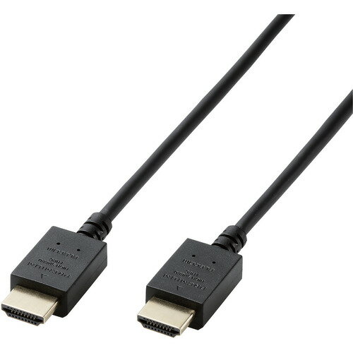【10個セット】 エレコム CAC-HDPY15BK HDMIケーブル Premium やわらか 1.5m ブラック