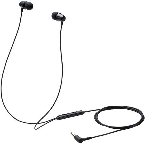 Audio - 【3個セット】 エレコム HS-KD05TBK 子ども用イヤホン インナーイヤー型 高耐久 ミュートスイッチ付 両耳 4極3.5φ ブラック