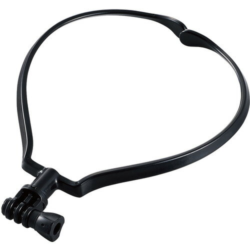【5個セット】 エレコム AC-MBNE01BK アクションカメラ用アクセサリ ネックレス式...