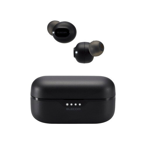 【2個セット】 エレコム LBT-TWS16BK 完全ワイヤレスBluetoothヘッドホン ブラック