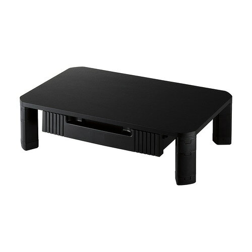 エレコム PCA-DPSP4830BK モニター台 〜32インチ 耐荷重20kg 高さ3段階調整 ブラック