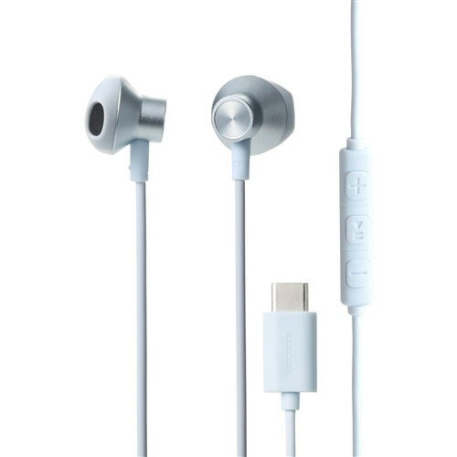 Sound-Isolating Type - 【10個セット】 エレコム EHP-DF13IMBU 高耐久 デジタル式USB Type-C(TM)ヘッドホン インナーイヤー型 ブルー