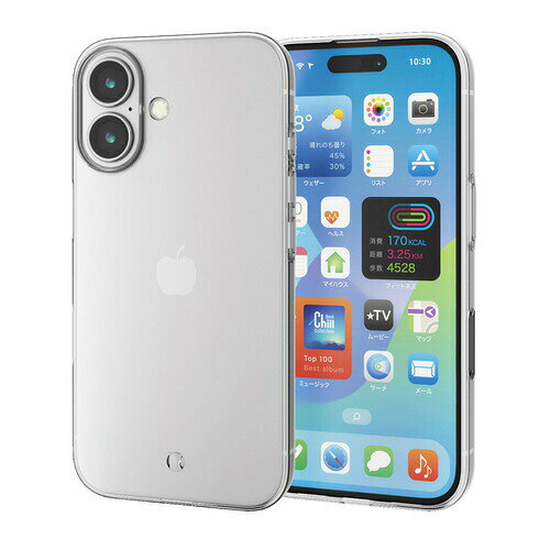 Rakuten - 【2個セット】 エレコム PM-A24AUCTCR iPhone 16 ソフトケース