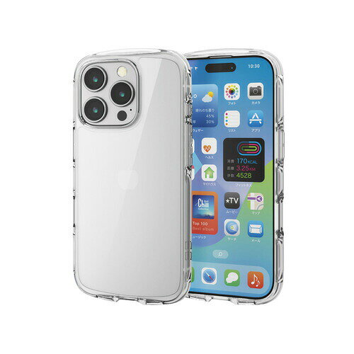 Rakuten - 【2個セット】 エレコム PM-A24CTSLACR iPhone 16 Pro TOUGH SLIM LITE ハイブリッドケース オールクリア