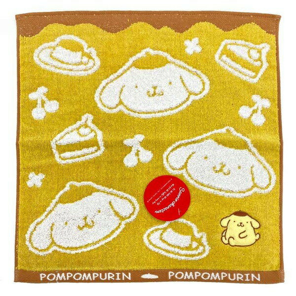 Mini Towels - ハヤシ 林 ポムポムプリン ウォッシュタオル パフェ 057529 キャラクタータオル ハンドタオル ハンカチ