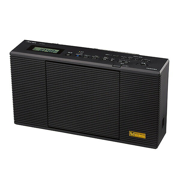 東芝 4560158875852 CDラジオ TY-AN2 (Bluetooth/MP3再生/リモコン付/語学学習機能/ワイドFM/単3形×6本使用/ブラック) 最大出力 スピーカー 高音質 オーディオ タイプ ブラック ラジオ 重さ ポータブル オーディオ機器 コンパクト 防災用
