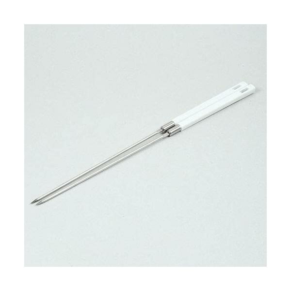 Cooking Chopsticks - 【2個セット】 Stlye Tools 食洗機対応ステンレス製角型揚げばし LB-144 角型 食洗機対応 調理 はし 滑り止め 揚げ物 菜箸 キッチンツール ステンレス製 耐熱 キッチン用品 ステンレス パーティー 料理 調理器具 お箸 天ぷら 人気商品