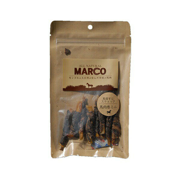 【6個セット】 FLF MARCO 馬背筋スティック馬肉巻ミニ 40g