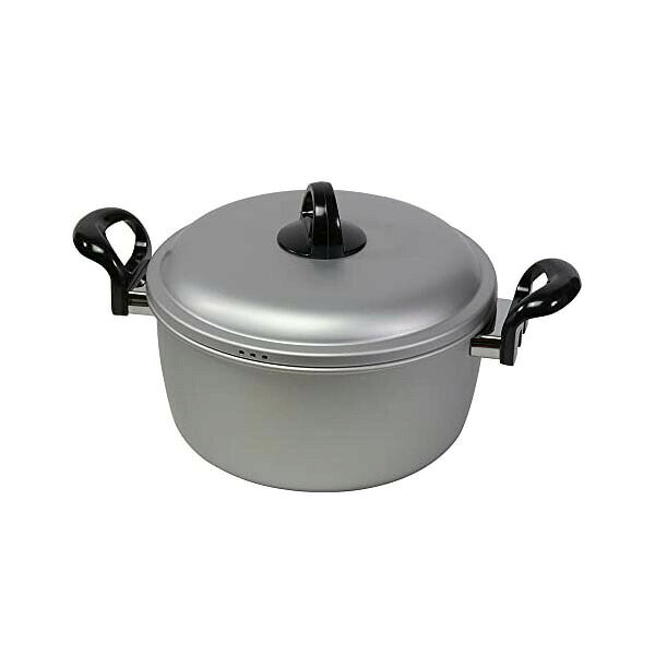 【10個セット】 リバティーコーポレーション 両手鍋 22cm アルミ 軽量 ガス火専用 LD-371 料理器具 深型 コーティング キャセロール キッチン ガス火 ふた なべ お鍋 卓上鍋 アルミ鍋 キッチン用品 蓋付き ガス火対応 調理器具 リバティー 人気商品