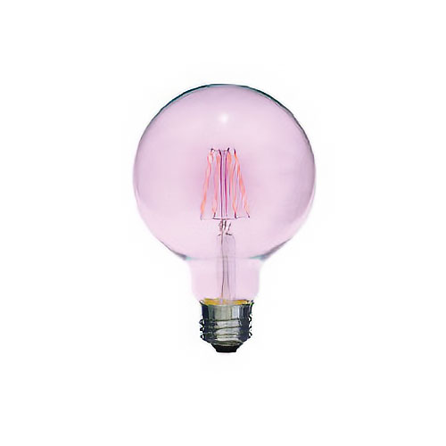 グローバル FLDC-G95P 日本グローバル LEDカラーフィラメント電球 AMEDAMA (G95/E26/294 lm/4W/ピンク)