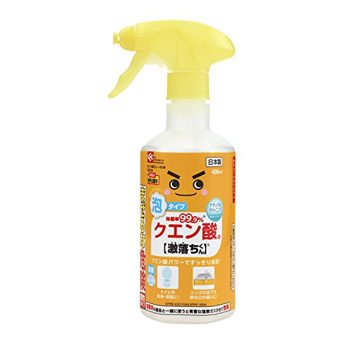 レック 激落ちくん クエン酸 スプレー 400ml 除菌 消臭 水垢 洗浄 LEC クリーナー トイレ キッチン シンク 浴室