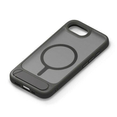 Rakuten - 【2個セット】 PGA PG-25KMH09BK iPhone 16e用 MagSafe対応 スタンド付ハイブリッドケース マットブラック